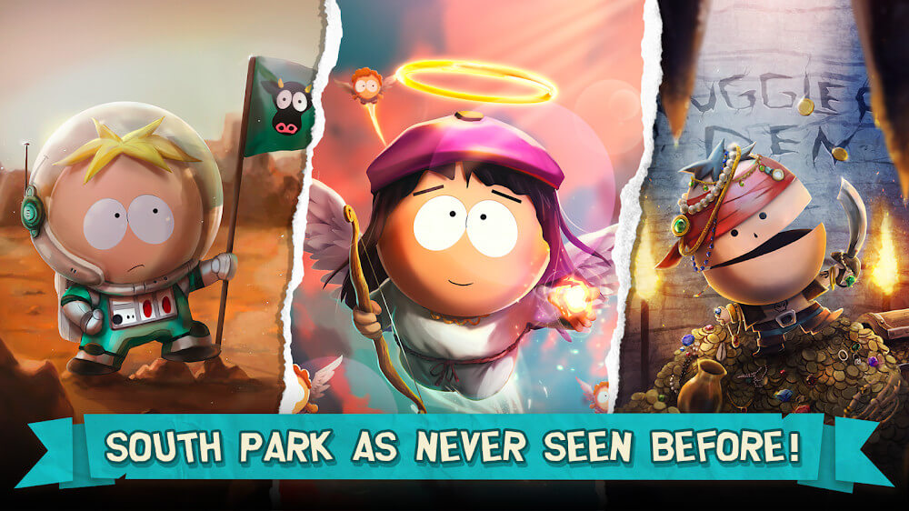 South Park: Phone Destroyer v5.3.4 MOD APK (God Mode, Free MP)