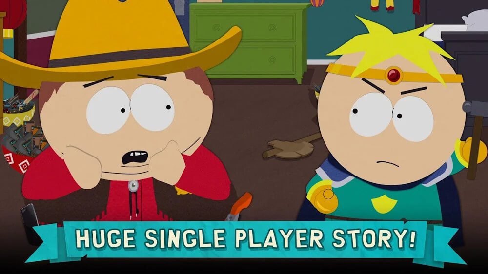 South Park: Phone Destroyer v5.3.4 MOD APK (God Mode, Free MP)