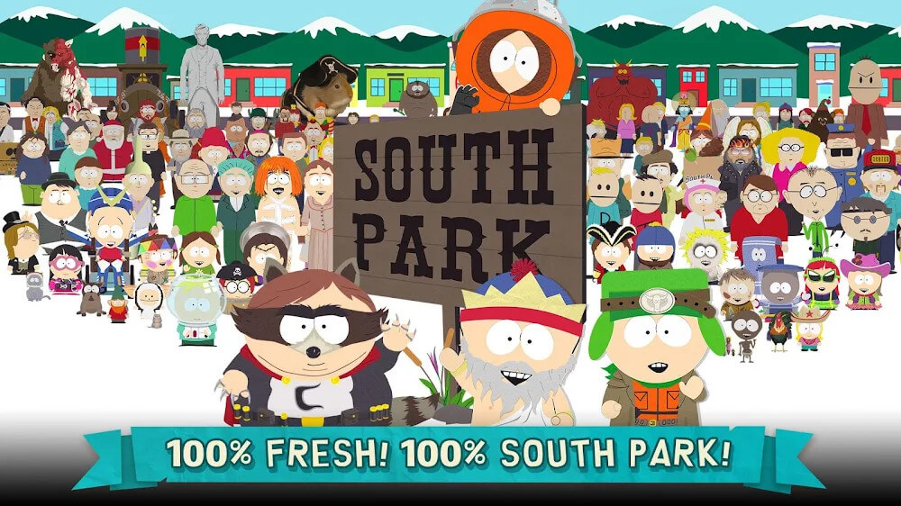 South Park: Phone Destroyer v5.3.4 MOD APK (God Mode, Free MP)