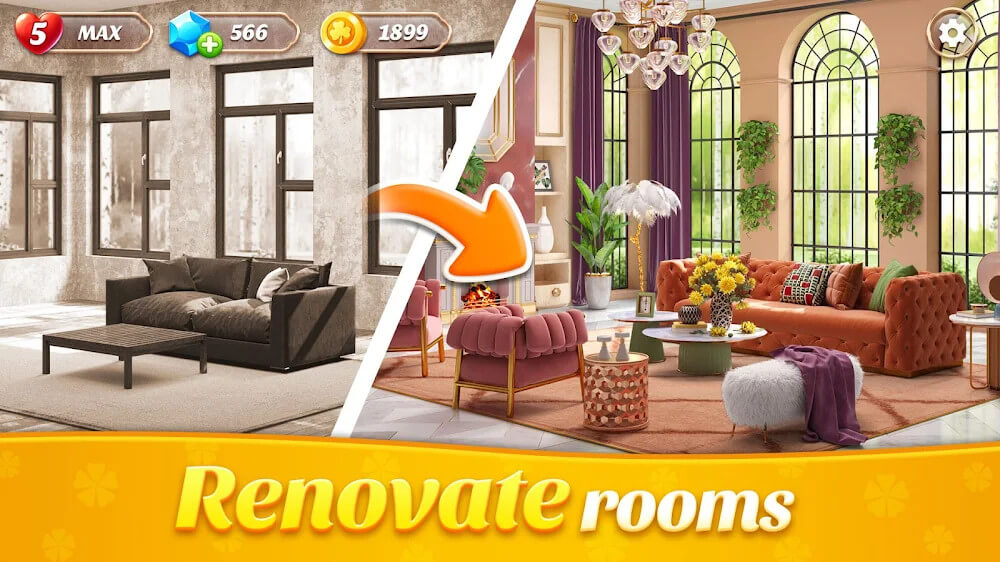 Space Decor: Villa v5.0.4 MOD APK (Unlimited Money)