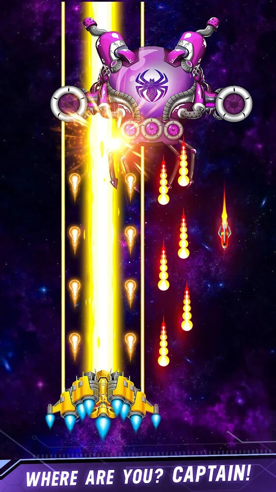 Space Shooter v1.820 MOD APK (Unlimited Diamonds)