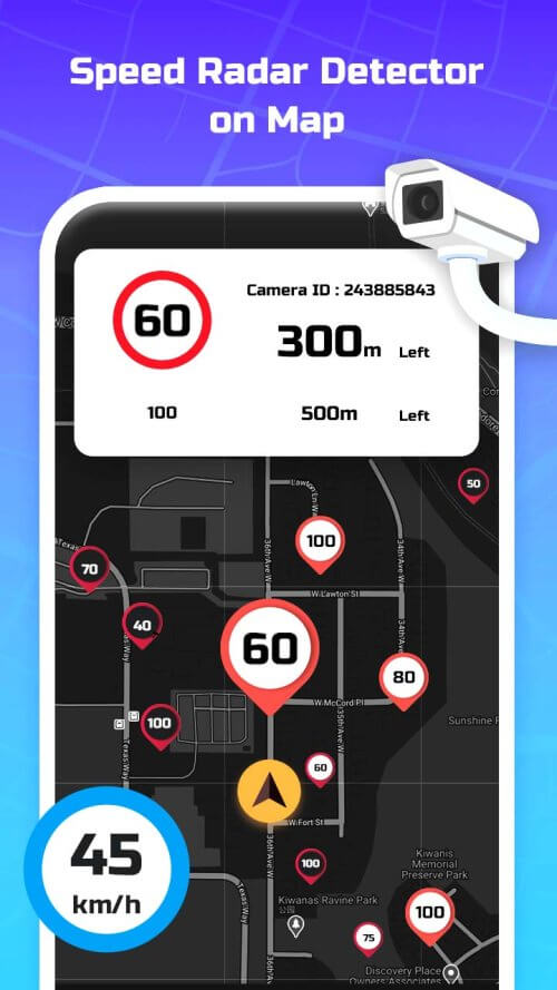 Speed Camera Radar v1.8.4 MOD APK (Premium Unlocked)