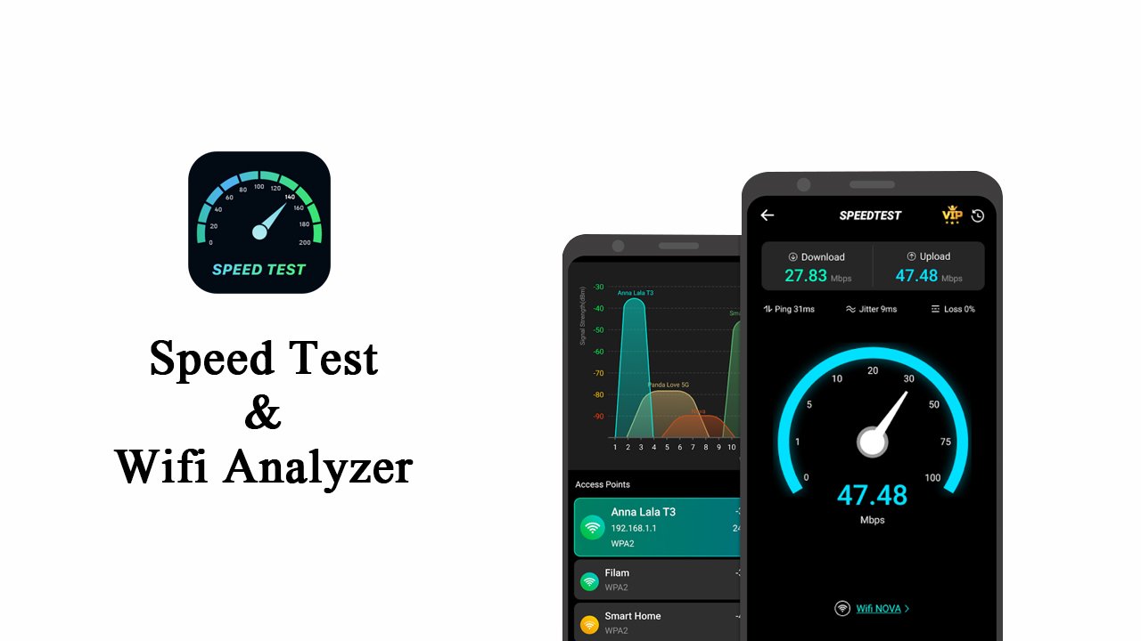 Speed Test & Wifi Analyzer MOD APK 2.2.5 (Pro Unlocked)