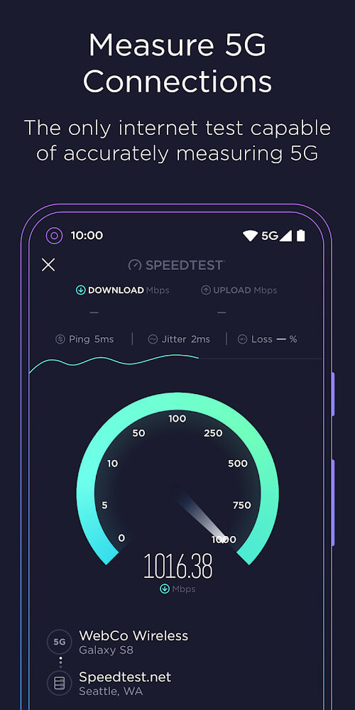 Speedtest by Ookla v5.4.10 MOD APK (Premium Unlocked)