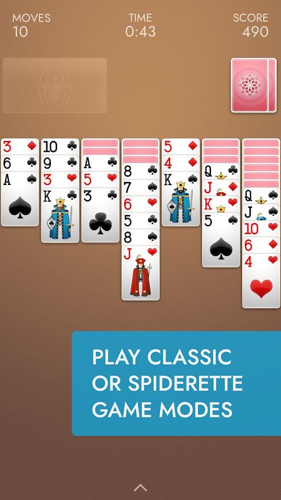 Spider Solitaire+ v1.4.5.184 APK (Full Game)