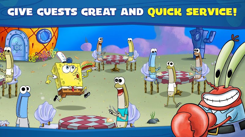 SpongeBob: Krusty Cook-Off v4.4.1 MOD APK (Unlimited Gems/Coins)