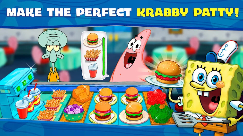 SpongeBob: Krusty Cook-Off v5.5.3 MOD APK (Unlimited Money)