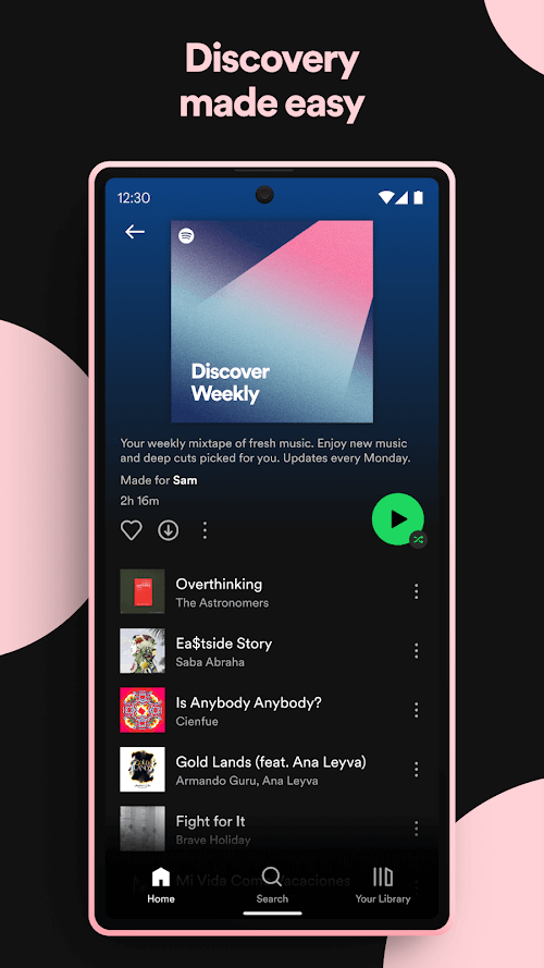 Spotify Premium v8.9.68.456 MOD APK (Final, Unlocked, Amoled)