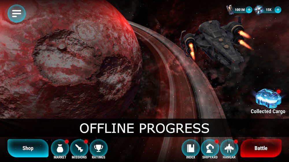 Stellar Wind Idle v1.12.0 MOD APK (Unlimited Alloy, Ancient Orbs)