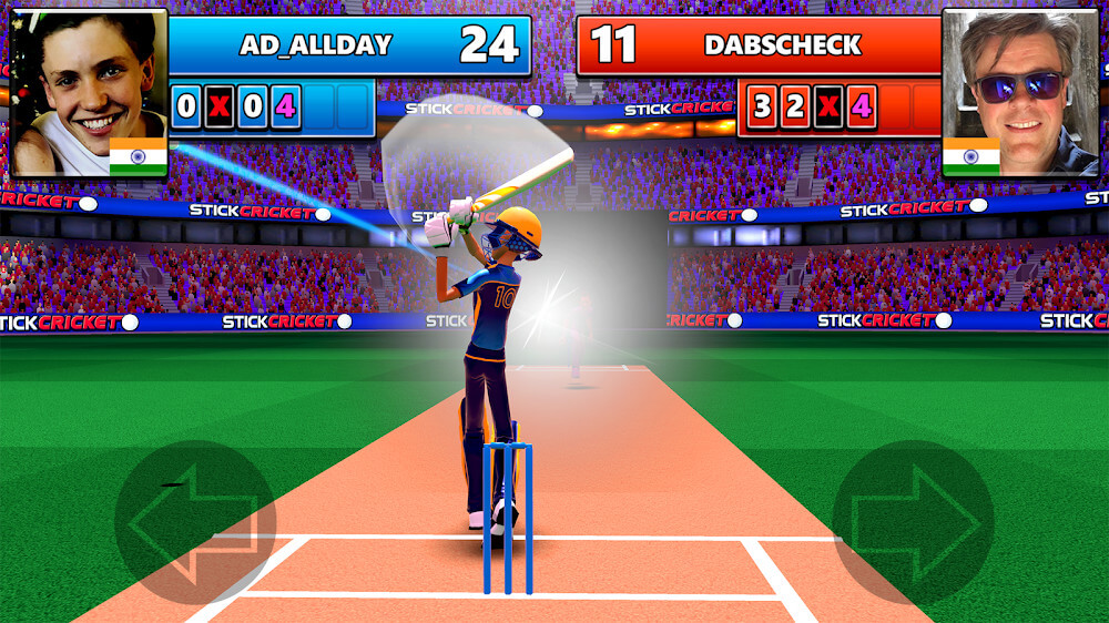 Stick Cricket Live v2.1.7 MOD APK (Menu/Always Perfect, Unlocked)