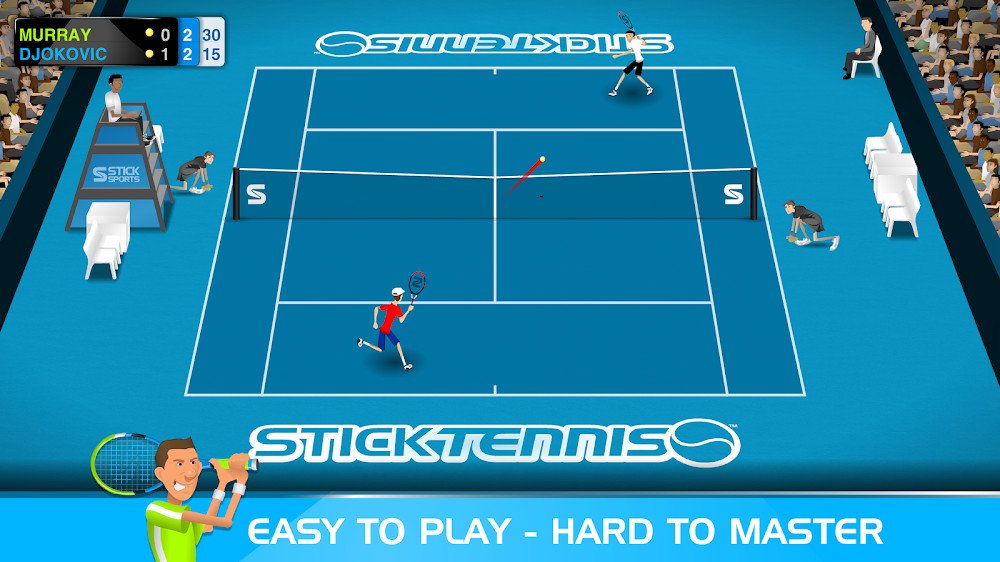 Stick Tennis v2.9.5 MOD APK (Unlocked All Racket)