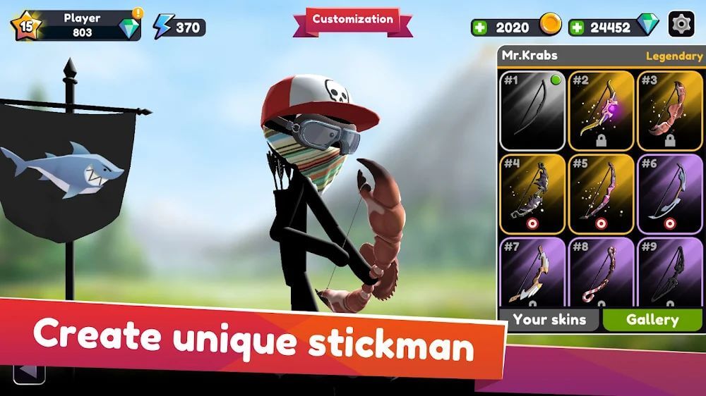 Stickman Archer Online v1.13.3 MOD APK (High Reward)