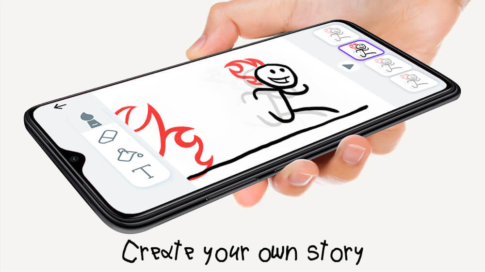 Stickman: Draw Animation v5.3.0s MOD APK (Premium Unlocked)