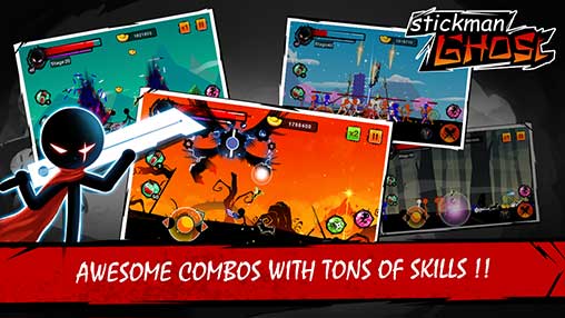 Stickman Ghost: Ninja Warrior 3.1 Apk + Mod (Free Shopping) Android