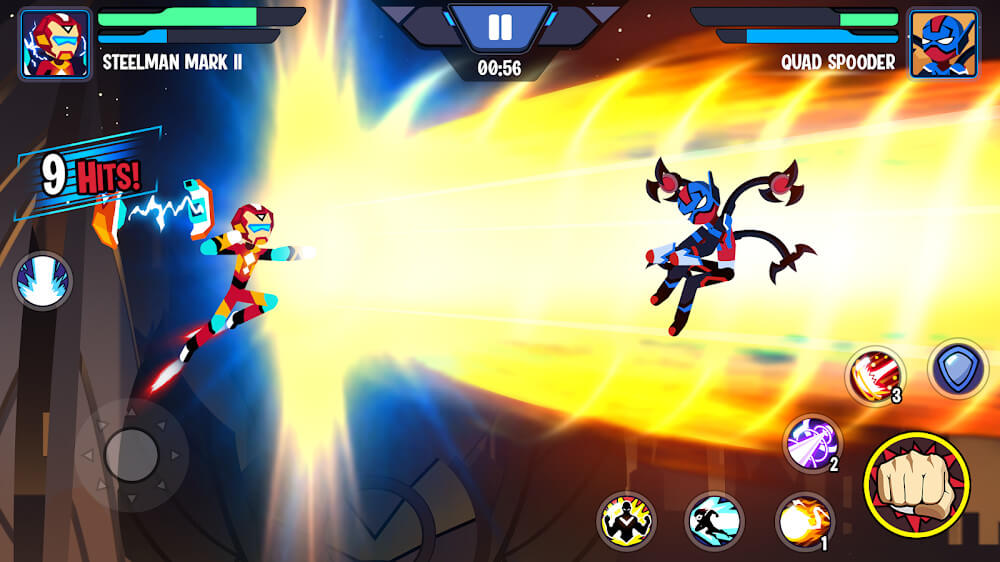 Stickman Heroes Fight v1.2.5 MOD APK (Unlimited skills, mana)