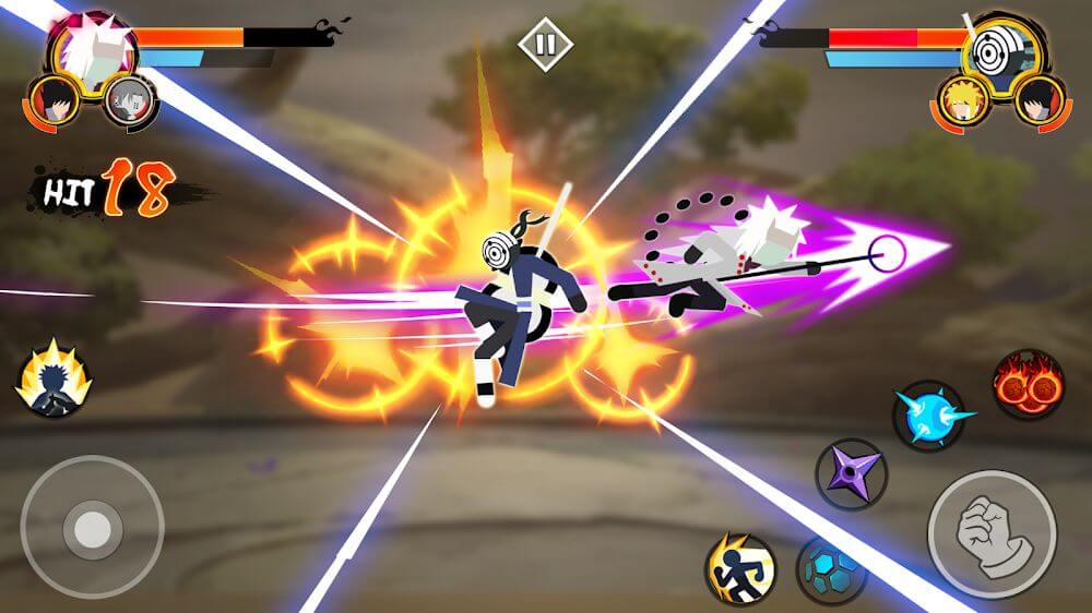 Stickman Ninja v5.5 MOD APK (Unlimited Money, No Skill CD)