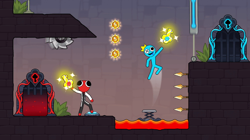 Stickman Red And Blue v2.6.6 MOD APK (Unlimited Money, Unlocked)