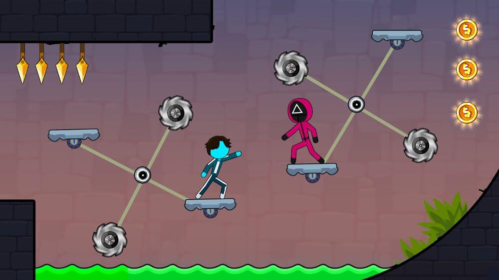 Stickman Red and Blue v2.6.6 MOD APK (Unlimited Money)