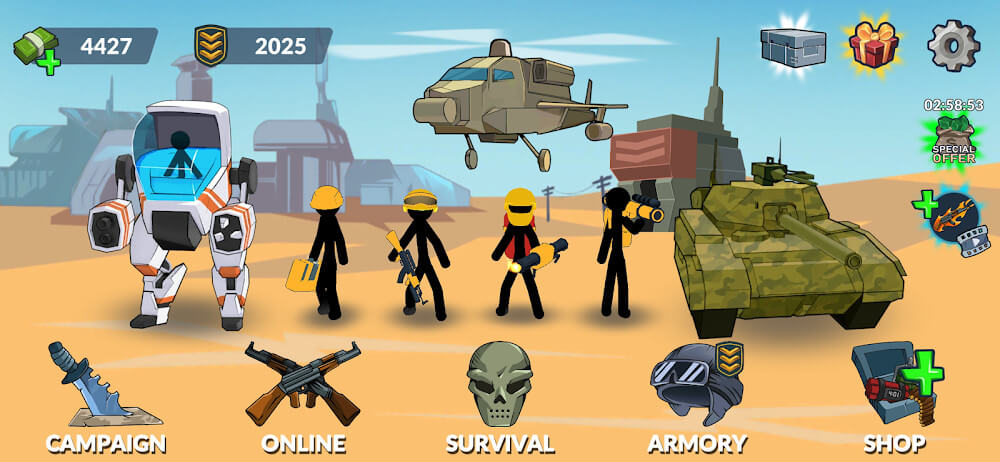 Stickman World Battle v1.24 APK + MOD (Free Purchase)