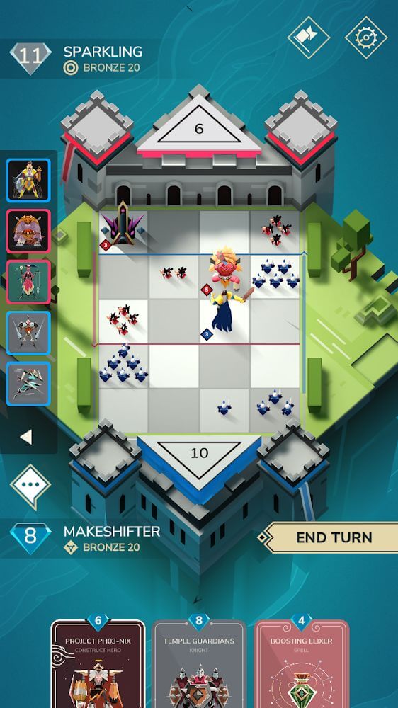 Stormbound: Kingdom Wars v1.10.35.3628 MOD APK (High Mana Turn)