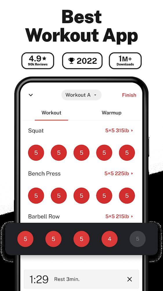 StrongLifts Weight Lifting Log v3.8.1 MOD APK (Pro Unlocked)