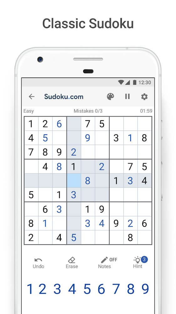 Sudoku.com - Classic Sudoku v5.5.1 MOD APK (No ADS)