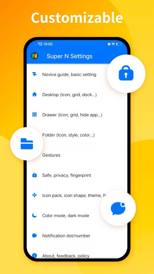 Super N Launcher v5.0 MOD APK (Premium Unlocked)