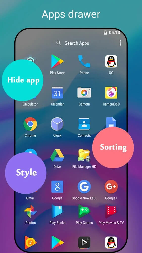 Super P Launcher v8.8 MOD APK (Premium Unlocked)