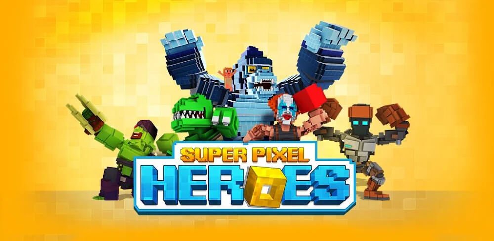 Super Pixel Heroes 2021 v1.2.235 MOD APK + OBB (Unlimited Money)