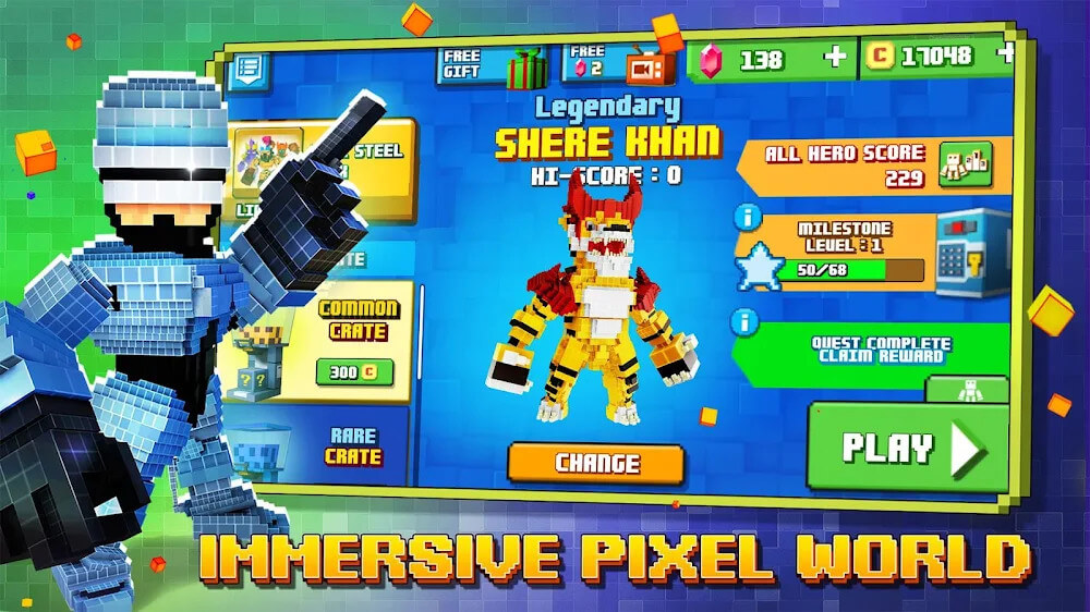 Super Pixel Heroes 2022 v1.3.142 MOD APK (Unlimited Money)