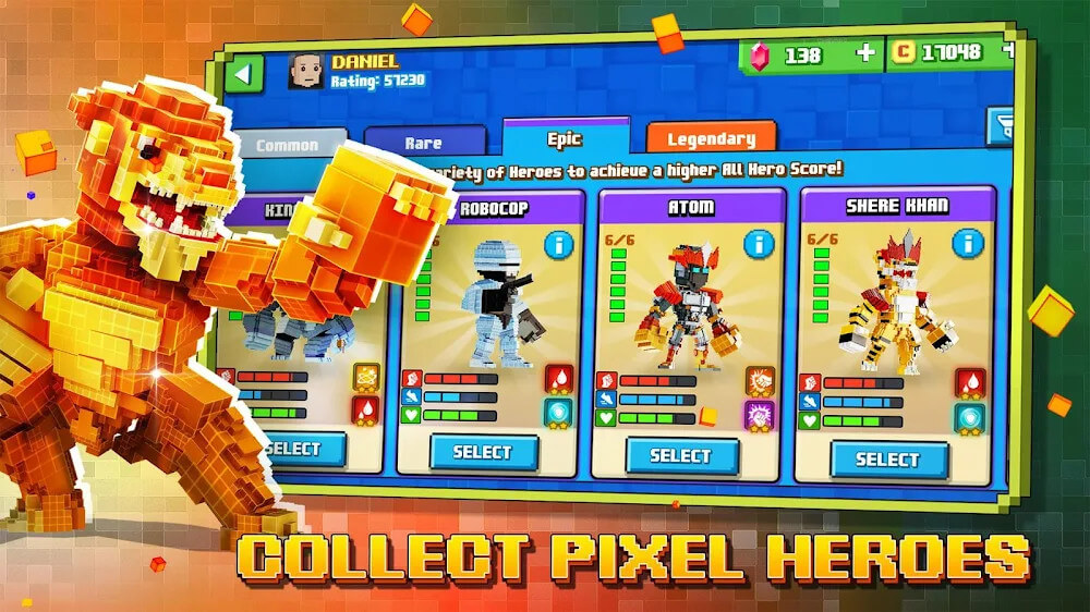 Super Pixel Heroes 2022 v1.3.142 MOD APK (Unlimited Money)