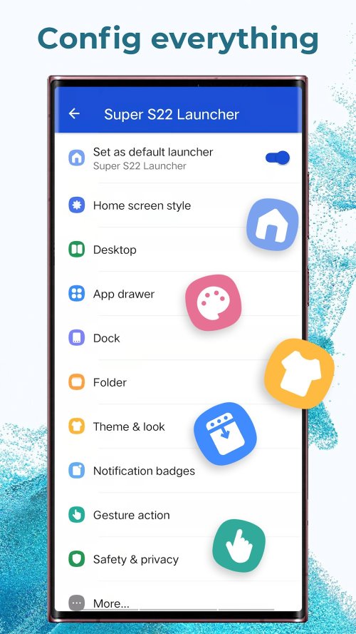 Super S22 Launcher v2.5 MOD APK (Premium Unlocked)