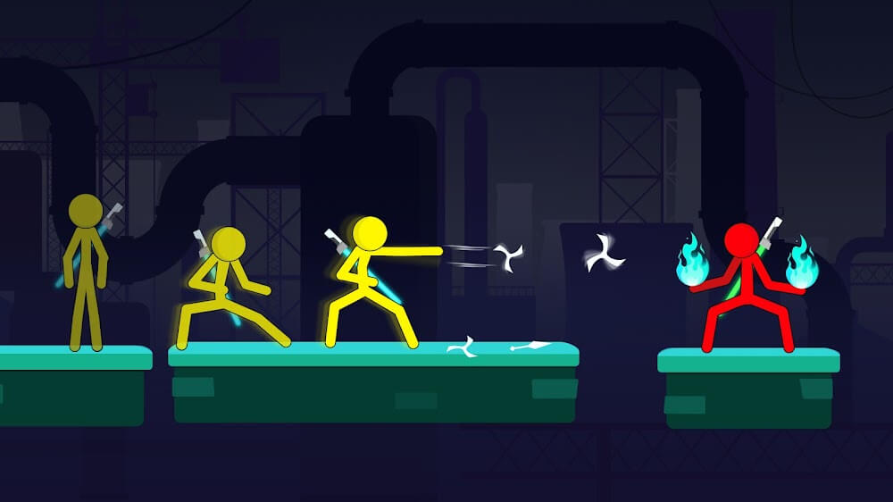 Super Stickman Fighting Battle v1.6.5 MOD APK (Dumb Enemy)