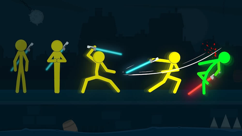 Super Stickman Fighting Battle v1.6.5 MOD APK (Dumb Enemy)