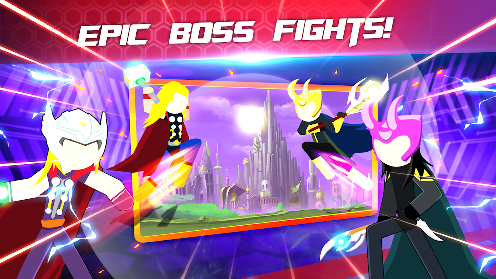 Super Stickman Heroes Fight v3.0 MOD APK (Unlimited Coins/Heros)