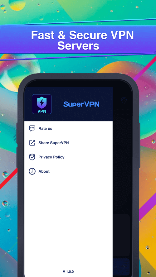 Super VPN v2.0.0 MOD APK (Premium Unlocked)