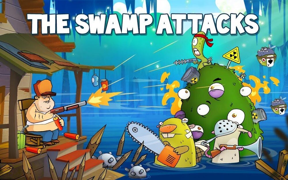 Swamp Attack v4.0.7.95 MOD APK (Unlimited Money/Energy/Unlocked)