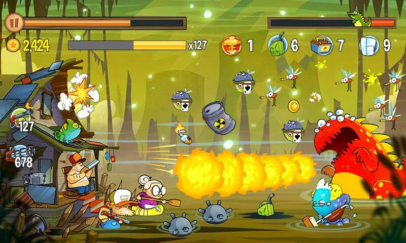 Swamp Attack v4.1.4.291 APK + MOD (Unlimited Money)