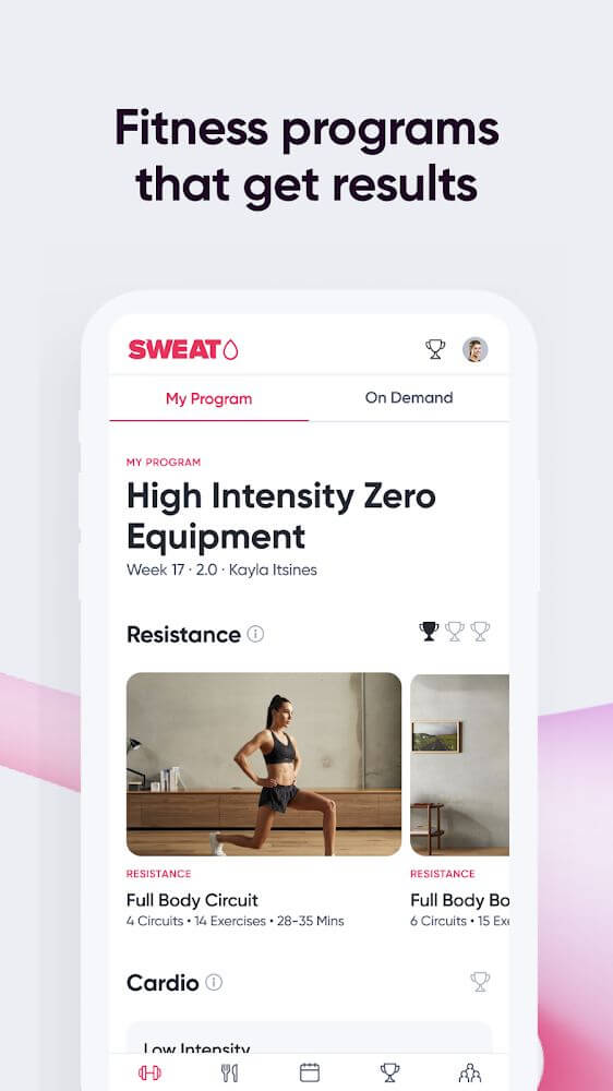 Sweat: Fitness App For Women v7.0 MOD APK (Pro Unlocked)