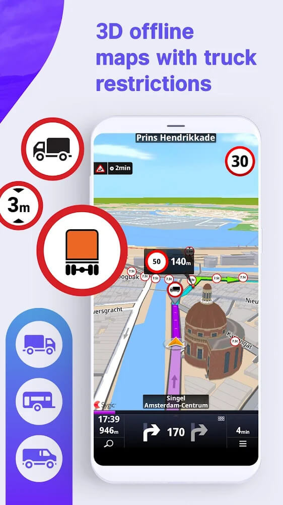 Sygic Truck & RV Navigation v22.3.2 APK + MOD (Pro Unlocked)