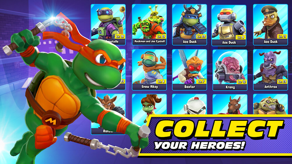 TMNT: Mutant Madness v1.49.4 MOD APK (Unlimited Skills)