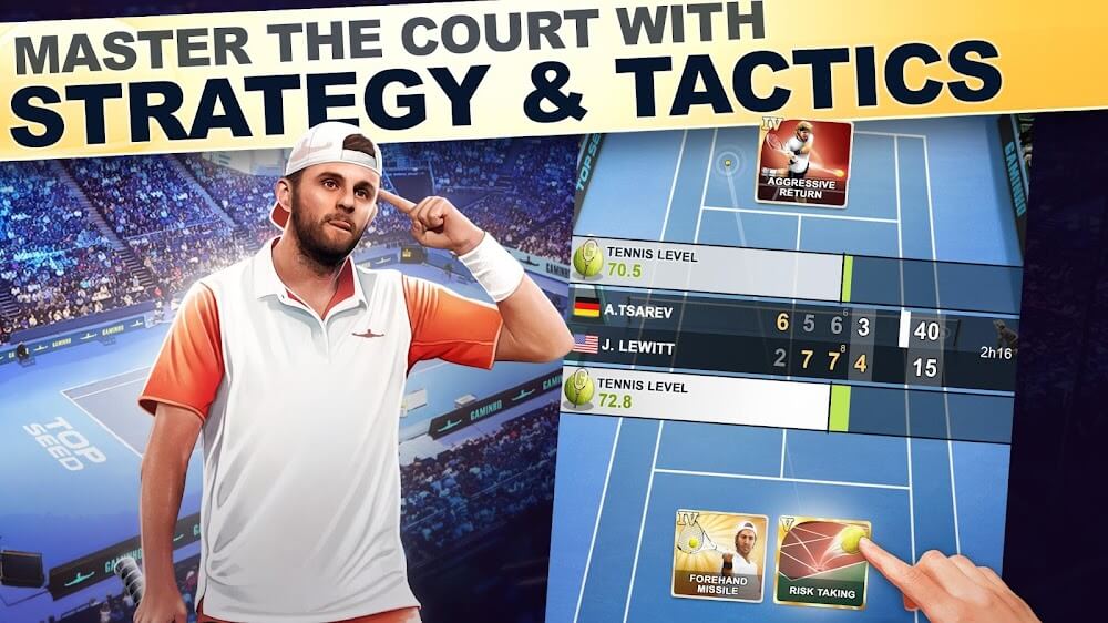 TOP SEED Tennis Manager 2024 v2.65.1 MOD APK (Unlimited Cash, Unlimited Gold)