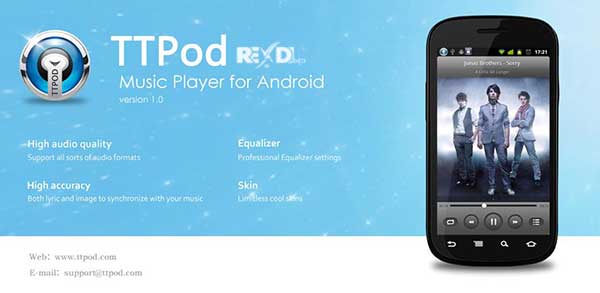TTPod 10.0.7 Apk Final + Mod + Skins Android
