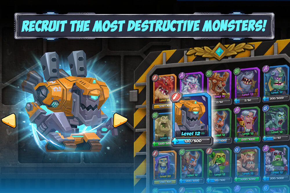 Tactical Monsters Rumble Arena v1.19.26 MOD APK (Damage, Defence Multi)