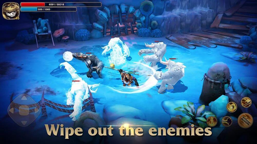 Taichi Panda: Heroes v6.7 MOD APK (Dumb Enemy, One Hit)