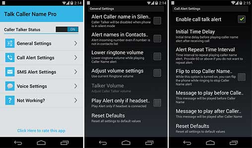 Talk Caller Name PRO 2.3.1 Apk for Android