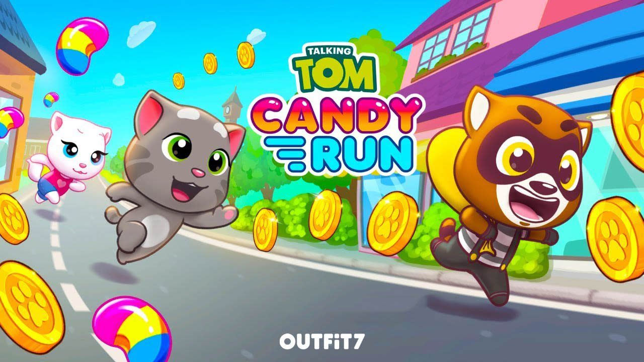 Talking Tom Candy Run MOD APK 1.6.2.377 (Unlimited Money)