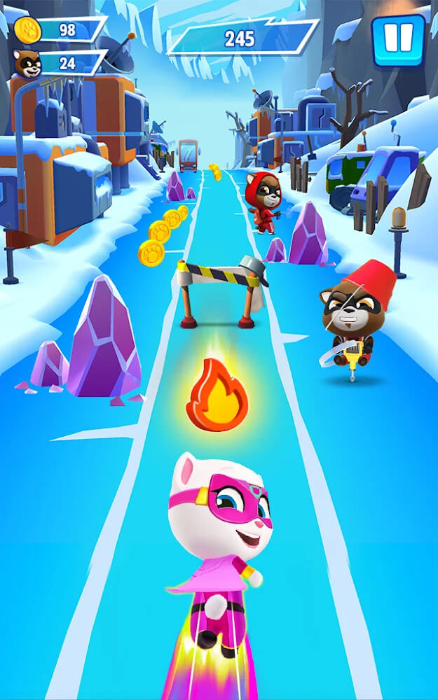 Talking Tom Hero Dash v4.8.0.6539 MOD APK (Unlimited Money)