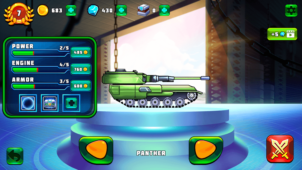 Tank Attack 4 v1.3.8 MOD APK (Dumb Enemy)