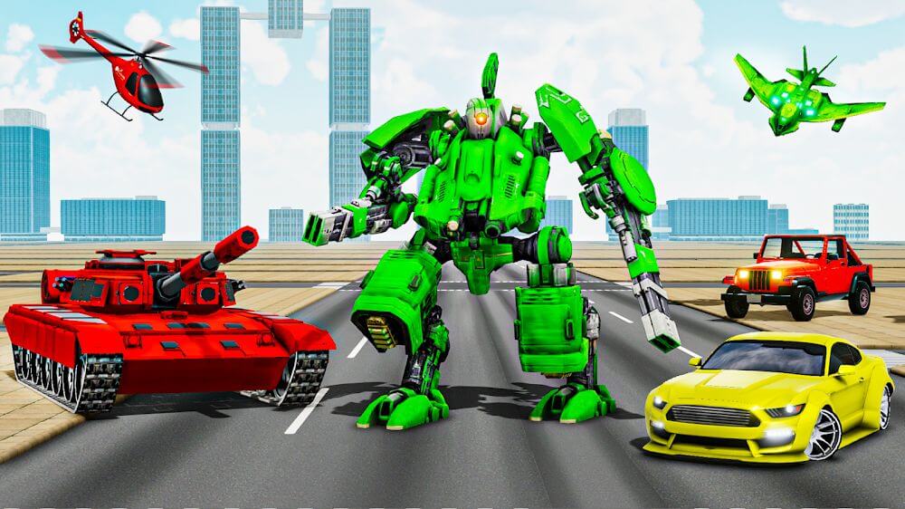 Tank Robot Showdown Robot Game v2.4.3 MOD APK (God Mode)